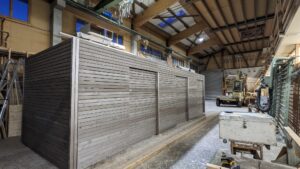 Velounterstand in Holz