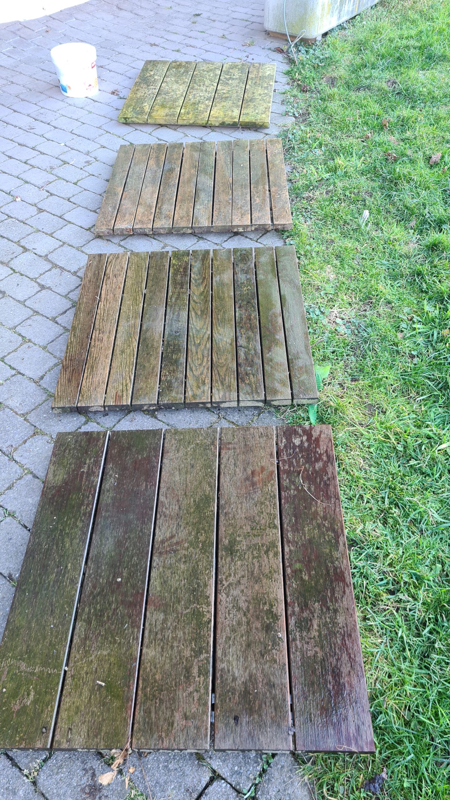 Terrassenboden diverse Holzarten